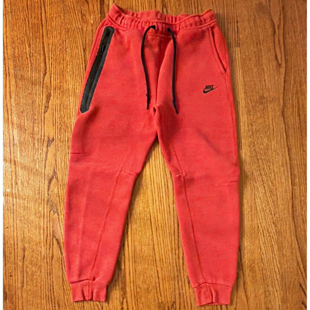 Nike Tech Fleece Men's Jogger Pants Size M Light University Red
